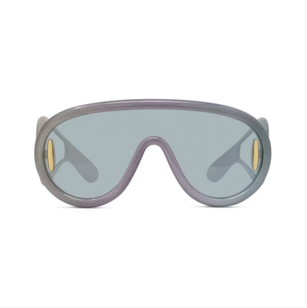 LOEWE x Paula's Ibiza Grey Holographic Mask Sunglasses